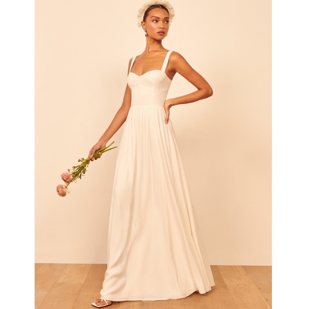 Hollyhock Reformation Dress Champagne NWT